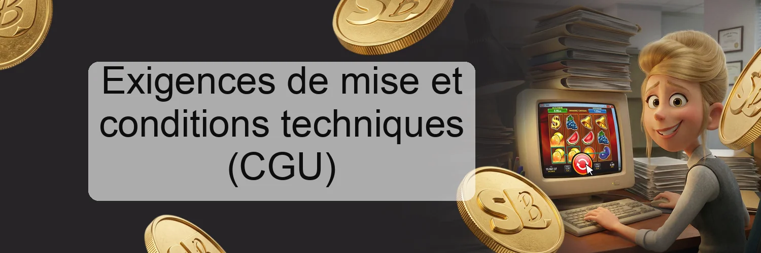 Exigences de mise et conditions techniques (CGU) Exigences de mise et conditions techniques (CGU)