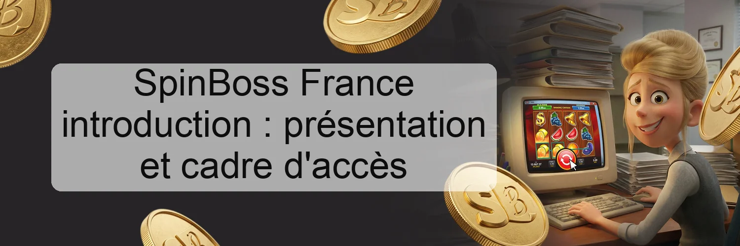 SpinBoss France introduction : présentation et cadre d'accès SpinBoss France introduction : présentation et cadre d'accès