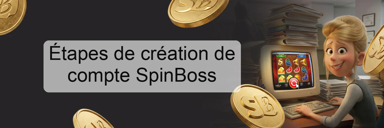 Étapes de création de compte SpinBoss Étapes de création de compte SpinBoss